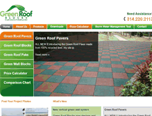 Tablet Screenshot of greenroofblocks.com